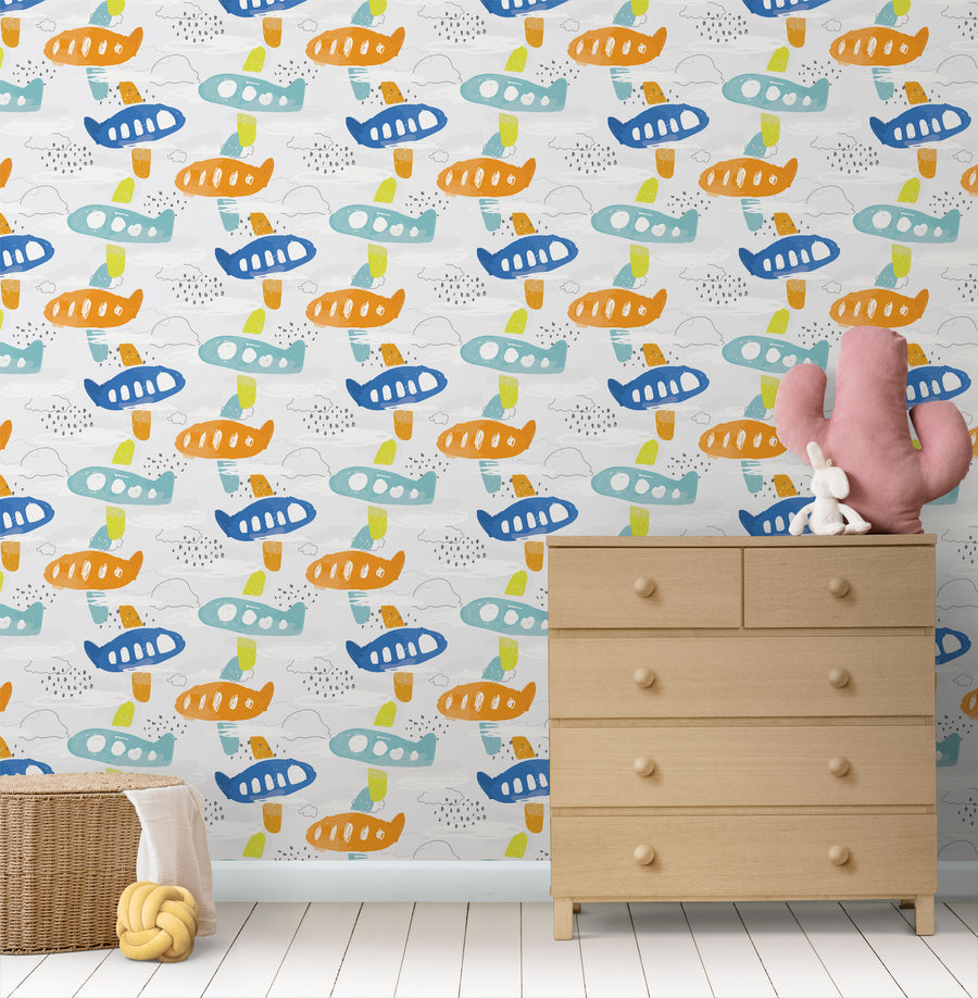 Airplane Wall Paper For Adventurous Kids