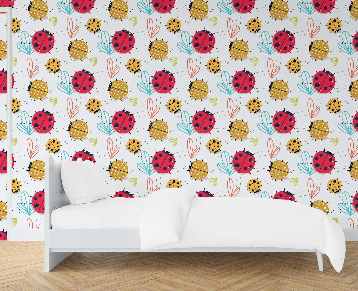 Ladybug Lane Wall Paper For Kids Room