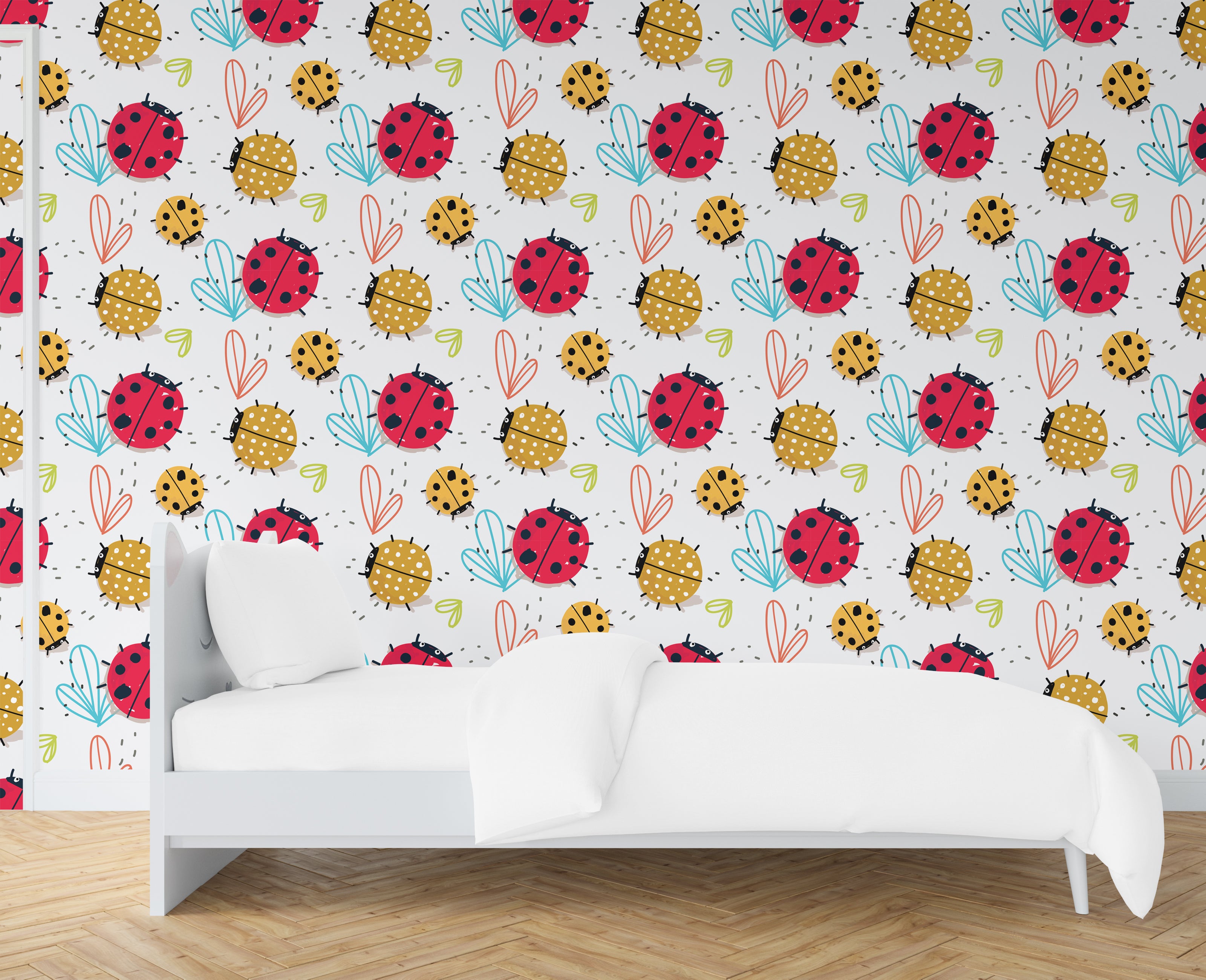 Ladybug Lane Wall Paper For Kids Room